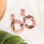 sssSnake print! Oorbellen en armbanden met slangenprint 