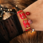 Feestelijke sieraden maken met winter- en kerstbedels.