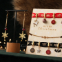 Feestelijke sieraden maken met winter- en kerstbedels.