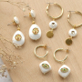 Ga aan de slag en maak de leukste sieraden met de pearl shine schelp items en brass elements zirkonia! 