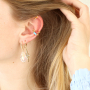 Zo combineer je zirkonia ear cuffs en oorbellen samen 